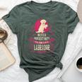 Never Underestimate Power Of Labrador Mom Bella Canvas T-shirt Heather Forest