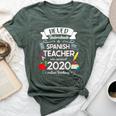 Never Underestimate A Spanish Teacher Who Survived 2020 Bella Canvas T-shirt Heather Forest