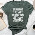 Vintage Vietnam Veteran Wife Spouse Of Vietnam Vet Bella Canvas T-shirt Heather Forest