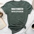 Wastewater Whisperer Water Treatment Plant Operator Bella Canvas T-shirt Heather Forest