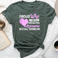 Welfare Almoner Social Worker Wife Bella Canvas T-shirt Heather Forest