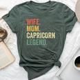 Wife Mom Capricorn Legend Zodiac Astrology Mother Bella Canvas T-shirt Heather Forest