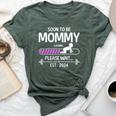 Soon To Be Mommy 2024 First Time Mom Pregnancy Bella Canvas T-shirt Heather Mauve