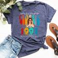 Abigail Name Mom Born In 1993 Mother's Day Bella Canvas T-shirt Heather Navy