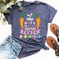 Carrots Bunny Face Will Trade Wife For Easter Candy Eggs Bella Canvas T-shirt Heather Navy
