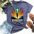Intellectual Property Attorney Female Hero Job Women Bella Canvas T-shirt Heather Navy