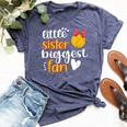 Little Sister Biggest Fan Water Polo Sister Water Polo Sis Bella Canvas T-shirt Heather Navy