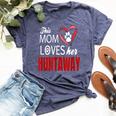 This Mom Loves Her Huntaway Dog Bella Canvas T-shirt Heather Navy