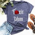 Toxic Mom Trending Mom For Feisty Mothers Bella Canvas T-shirt Heather Navy