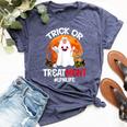 Trick Or Treatment Boo Ghost Lpn Life Nurse Halloween Bella Canvas T-shirt Heather Navy