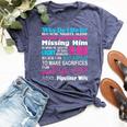 Why I Do It Sacrifices For True Love Pipeliner Wife Bella Canvas T-shirt Heather Navy
