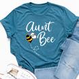 Aunt Bee Birthday Girl Beekeeping 1St Family Matching Bella Canvas T-shirt Heather Deep Teal