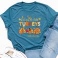 Delivering Cutest The Tukeys Labor & Delivery Nurse Bella Canvas T-shirt Heather Deep Teal