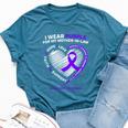 Dementia Mother In Law Purple Mom Alzheimers Awareness Bella Canvas T-shirt Heather Deep Teal