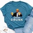 Drinking Presidents Trump 4Th Of July Donald Drunk Bella Canvas T-shirt Heather Deep Teal