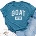 Goat Mom GOAT Gym Workout Mother's Day Bella Canvas T-shirt Heather Deep Teal