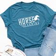 Horse Farming Farm Breeding Horses Farmer Bella Canvas T-shirt Heather Deep Teal