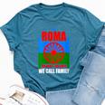 I'm Roma We Call Family Traveller Romani Flag Bella Canvas T-shirt Heather Deep Teal