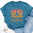 Just A Girl Who Loves Sunshine And Piphat For Woman Bella Canvas T-shirt Heather Deep Teal