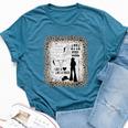 Lainey Heart Like A Truck Western Sunset Cowgirl Bella Canvas T-shirt Heather Deep Teal