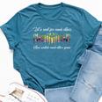 Let's Root For Each Other And Watch Each Other Grow Mom Life Bella Canvas T-shirt Heather Deep Teal