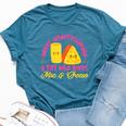 Mac And Cheese Never Underestimate A Girl Who Loves Mac & Bella Canvas T-shirt Heather Deep Teal