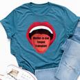Mother-In-Law Tongue Transplant Bella Canvas T-shirt Heather Deep Teal
