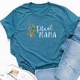 Plant Mama Mom Houseplant Lover Crazy Lady Mom Begonia Bella Canvas T-shirt Heather Deep Teal