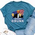 Trump 4Th Of July Drinking Presidents Donald Drunk Bella Canvas T-shirt Heather Deep Teal