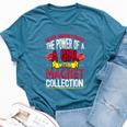 Never Underestimate Power Of A Girl With A Magnet Collection Bella Canvas T-shirt Heather Deep Teal