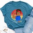 Vintage 1979 Black Girl Afro African American 42Nd Birthday Bella Canvas T-shirt Heather Deep Teal