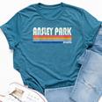 Vintage 70S 80S Style Ansley Park Atlanta Bella Canvas T-shirt Heather Deep Teal