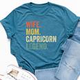 Wife Mom Capricorn Legend Zodiac Astrology Mother Bella Canvas T-shirt Heather Deep Teal