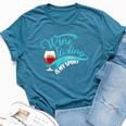 Wine Tasting Is My Sport Cute I Love Wine Bella Canvas T-shirt Heather Deep Teal