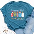 Wrapping Up The Best Christmas Packages Labor Delivery Nurse Bella Canvas T-shirt Heather Deep Teal