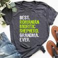 Best Romanian Mioritic Shepherd Grandma Ever Dog Lover Bella Canvas T-shirt Heather Dark Grey