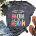 Blessed To Be Called Mom And Memaw Grandma Bella Canvas T-shirt Heather Dark Grey