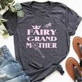 Cute Grandmother Magical Fairy Grandma Nanny Bella Canvas T-shirt Heather Dark Grey