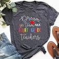 Dream Team Fourth Grade Teachers Back To School 4Th Grade Bella Canvas T-shirt Heather Dark Grey