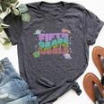 Fifth Grade Is Out Of This World 5Th Grade Outer Space Bella Canvas T-shirt Heather Dark Grey