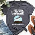 This Is My Human Costume I'm Really White-Breasted Nuthatch Bella Canvas T-shirt Heather Dark Grey