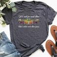 Let's Root For Each Other And Watch Each Other Grow Mom Life Bella Canvas T-shirt Heather Dark Grey