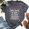 Most Likely To Bake Best Christmas Cookie Family Bella Canvas T-shirt Heather Dark Grey