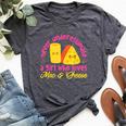 Mac And Cheese Never Underestimate A Girl Who Loves Mac & Bella Canvas T-shirt Heather Dark Grey