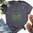 Sarcastic Introvert Cat Lover Snarky Cat Lady Meme Isfp Bella Canvas T-shirt Heather Dark Grey