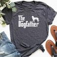 Serbian Tricolour Hound Dogfather Dog Dad Bella Canvas T-shirt Heather Dark Grey