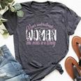 Never Underestimate A Woman Who Works In A Library Librarian Bella Canvas T-shirt Heather Dark Grey