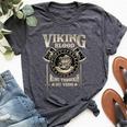 Viking Blood Runs Through My Veins Norse Mythology Bella Canvas T-shirt Heather Dark Grey