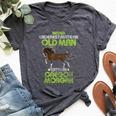 Vintage Never Underestimate An Old Man With A Morgan Horse Bella Canvas T-shirt Heather Dark Grey