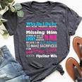 Why I Do It Sacrifices For True Love Pipeliner Wife Bella Canvas T-shirt Heather Dark Grey